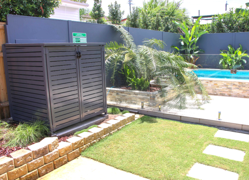 pool-pump-shed-near-swimming-pool